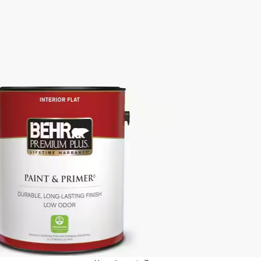 1 gal. Deep Base Flat Low Odor Interior Paint & Primer