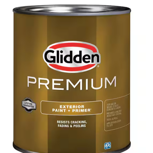1 qt. Pure White Base 1 Semi-Gloss Latex Exterior Paint