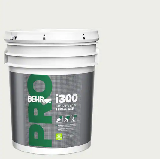 5 gal. #52 White Semi-Gloss Interior Paint