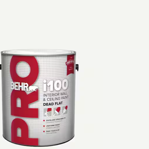 1 gal. i100 White Base Dead Flat Interior Paint